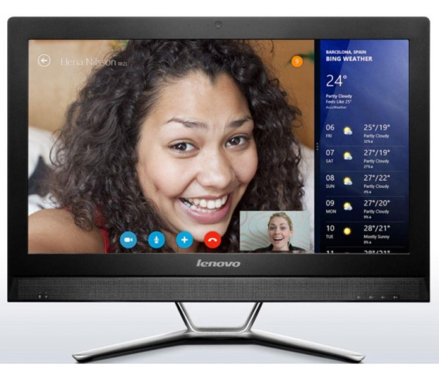 Lenovo C470 i3-4005U/4GB/1000/DVD-RW - 207256 - zdjęcie